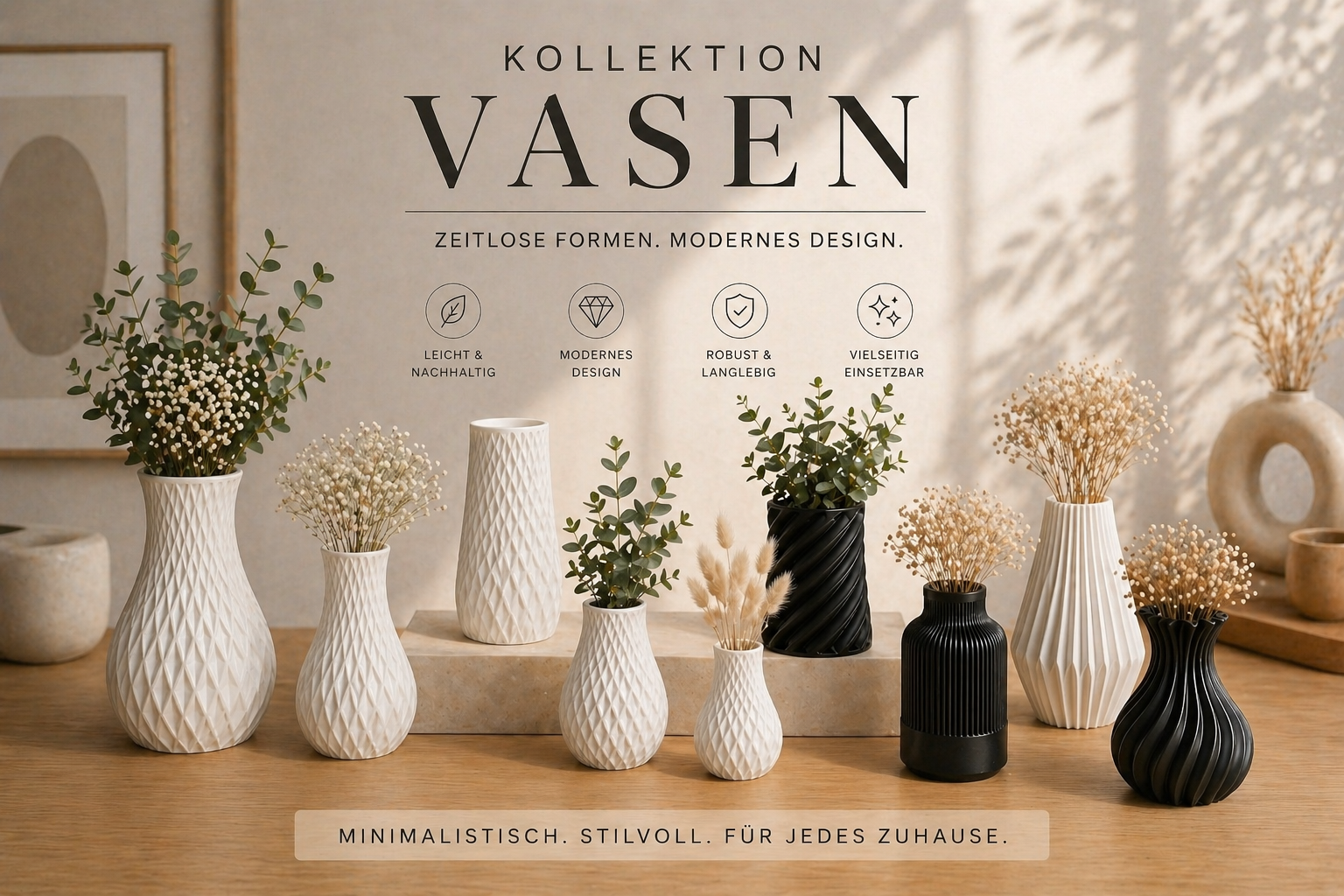 Stilvolle Vasen für dein Zuhause